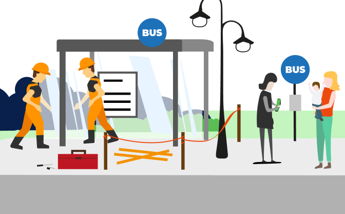 Przystanki autobusowe