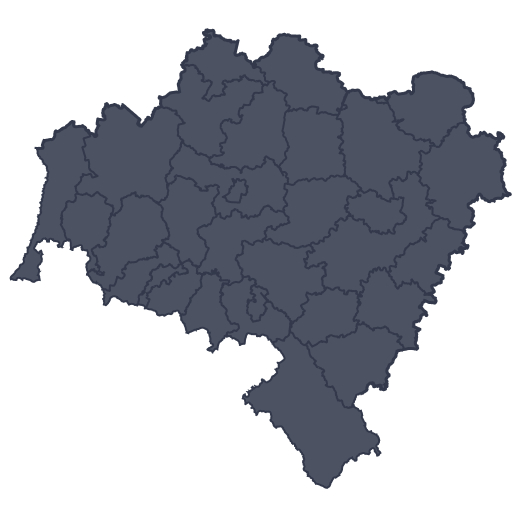 Mapa województwa miejscowości Żórawina