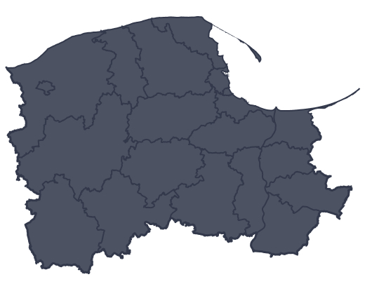 Mapa województwa miejscowości Kobylnica